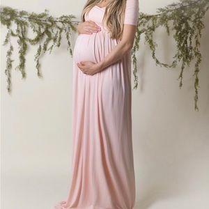 Pink Maternity Dress